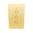 thumbnail image 1 of Smart Wi-Fi Wall Switch 2.4 GHz Touch Control for US Standard Wall Boxes AC100-240V 300W Per Circuit with Tempered Glass Panel and Dual-Color LED Indicators, 1 of 6