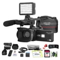 thumbnail image 1 of Minolta MN4KPRO 4K60FPS UHD 64 MP Autofocus Pro Camcorder Kit w/WiFi Bundle With 64GB Memory Card + Cleaning kit + Memory Card Wallet + USB Card Reader, SD/microSD, 1 of 8