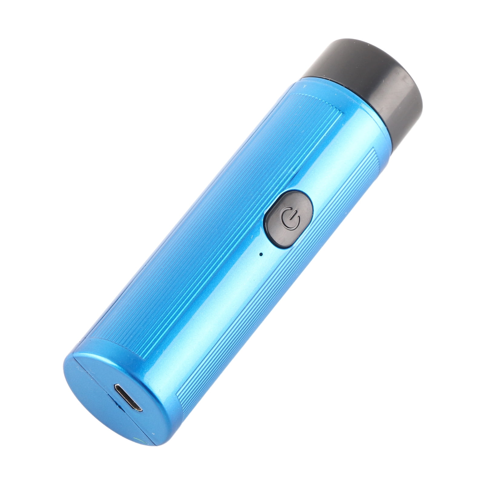 Electric Trimmer, Flexible ABS Double Ring Shaver Mesh Rechargeable Mini Electric Shaver  for Men for Home Blue