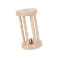 thumbnail image 3 of Lipstore Baby Roller Rattle Wood Toys Rattles with Bells Smooth Surface Infant Roller Toy B, 3 of 8