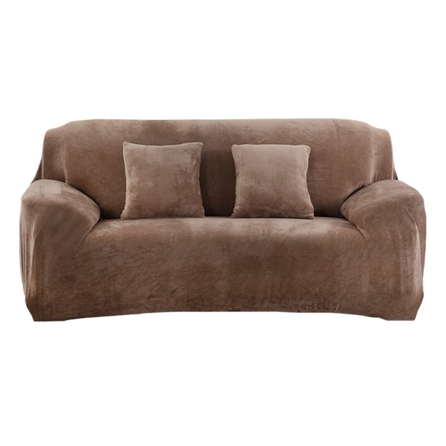 CHOK 2024 Housse de Chaise en Velours de Luxe Extensible Lavable Gris Argenté