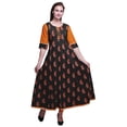 thumbnail image 1 of Bimba Anarkali Kurta Imprimée Longue Robe Maxi IndianKurtisFor Femmes Tenue de Fête, 1 of 6