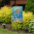 thumbnail image 2 of SAYTAY Mermaid Summer Garden Flag Nautical Fish 12.5" x 18", 2 of 3