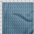 thumbnail image 4 of oneOone Cotton Cambric Turquoise Blue Fabric Kalamkari Craft Projects Decor Fabric Printed By The Yard 42 Inch Wide, 4 of 5