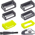 thumbnail image 1 of "Ensemble de Protection pour Tondeuse à Cheveux Premium de 8 Pcs avec 4 Peignes Ajustables (1/2/3/5 mm), Housse de Protection et Outils de Nettoyage - Matériau PC Durable en Noir/vert", 1 of 4