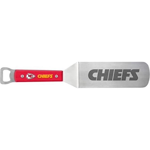 Collection BBSNFL1601 NFL Spatule de BBQ Kansas City Chiefs avec Ouvre-Bouteille