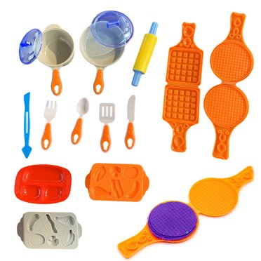 15PCS Dough Mold Toy Creative Assorted Clay Play Tool Clay Dough Tool for Kids