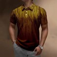 thumbnail image 2 of BOBOGOJP Polo pour Hommes Polo de Performance Extérieur Manches Courtes, Évacuation de l'Humidité (Jaune,m), 2 of 4
