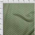 thumbnail image 2 of oneOone Georgette Viscose Fabric Leaves & Floral Block Print Fabric BTY 42 Inch Wide, 2 of 5