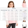 thumbnail image 2 of T-Shirt à Manches Longues pour Filles Printemps et Automne avec Faux Deux Pièces Chandail, Haut de Mode Décontracté à Rayures avec Manches Longues Col Rond, 2 of 8