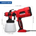 thumbnail image 4 of 1 Ensemble Vaporisateur de Peinture Électrique Vaporisateur de Peinture Haute Pression pour Peinture Maison avec Prise Us, 4 of 8