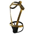 thumbnail image 1 of Jockmail One-Shoulder Straps 2-In-1 Jockstrap Underwear For Men, Thongs & Shorts Combined, Suitable For Sport & Temptation Occasions, 1 of 4