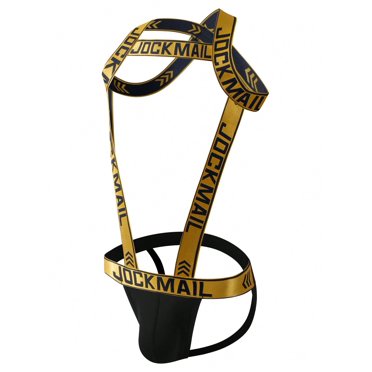 Bretelles à une Épaule Jockmail Jockstrap 2-en-1 sous-Vêtements pour Hommes, Strings et Shorts Combinés, Convenant aux Occasions de Sport et de Tentation