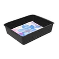 thumbnail image 3 of Storex Plastic Letter Tray, Letter Size Paper Sorter, Black, 3 of 6