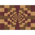 thumbnail image 1 of Ahgly Company Machine Washable Indoor Rectangle Transitional Orange Area Rugs, 4' x 6', 1 of 7