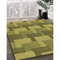 thumbnail image 3 of Ahgly Tapis d'Intérieur Lavable en Machine Carré Transitionnel Chêne Brun, 3 Pieds Carré, 3 of 7