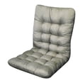 thumbnail image 1 of All-Weather Chair Cushion with Integrated Fixed Strap for Patio Furniture and Indoor Seating, 1 of 4