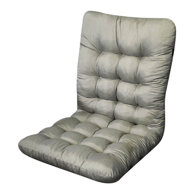 All-Weather Chair Cushion with Integrated Fixed Strap for Patio Furniture and Indoor Seating