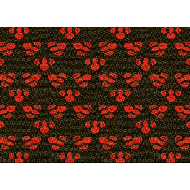 Ahgly Tapis Rectangulaire Transitionnel Lavable en Machine, Marron, 7 Pieds x 10 Pieds