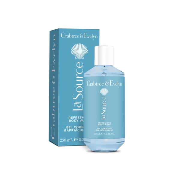 Crabtree & Evelyn La Source Gel Douche Rafraîchissant, 8,2 Fl oz