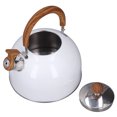 thumbnail image 2 of Uadme Bouilloire à Sifflement pour la Maison Bouilloire à Sifflement Capacité De 2,5 L Blanc Acier Inoxydable 304 Chauffage Rapide Poignée Ergonomique Bouilloire à Sifflet pour la Maison, 2 of 14