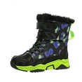thumbnail image 1 of NOKIO Bottes d'Hiver pour Enfants, Imperméables, Doublées de Fourrure, Antidérapantes, à Tige Haute, Chaussures de Randonnée par Temps Froid pour Garçons, Extérieur, 1 of 6