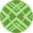 thumbnail image 1 of Ahgly Company Tapis d'Intérieur Lavable en Machine Carré Transitionnel Vert Lime Foncé, 3 Pieds Carré, 1 of 7