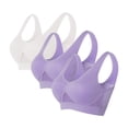 thumbnail image 1 of Timegard 3pc Sports Bras for Women Plus Size High Support Wireless Underwear Breathable Mesh Comfy Bras, 1 of 4