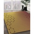 thumbnail image 3 of Ahgly Company Tapis d'Intérieur Lavable en Machine Carré Marron Selle, 6 Pieds Carré, 3 of 7