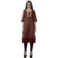 thumbnail image 2 of Moomaya Kurti de Designer Bollywood pour Femmes, Kurta Tunique Imprimée Longueur Genou, 2 of 6