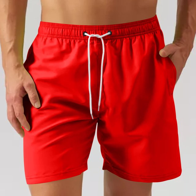 Styesk Mens Shorts Man Casual Sports Speed-Dry Running Mesh Zipper Pocket Drawstring Shorts