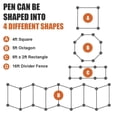 thumbnail image 4 of Vibrant Life Dog Pen, Indoor & Outdoor Pet Exercise Play Pen, 24inch, 4 of 5