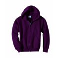 thumbnail image 2 of Hanes Comfortblend EcoSmart Kids` Full-Zip Hoodie Sweatshirt, L, Maroon, 2 of 3