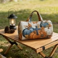 thumbnail image 4 of Quilted Pleated Travel Yoga Handbag with Fashionable Print for Sports and Gym Use, 4 of 6