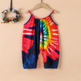 thumbnail image 4 of Toddle Sleeveless Jumpsuit with Tie-dye Pattern Printing Elastic Closure Clothing, 4 of 4