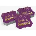 thumbnail image 4 of Inkdotpot Pack Of 50 Love Is Sweet Wedding Paper Tags DIY Craft Bracket Shape Real Gold Foil Hang Tags, 4 of 6