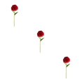 thumbnail image 1 of Baohd 1/2/3/5 10pack/lot Realistic Appearance Artificial Flower For Party Decor And Home Decor Red 3PCS, 1 of 6