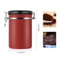 thumbnail image 3 of Garosa Coffee Container Large Airtight Stainless Steel Black Kitchen Sotrage Canister for Coffee, 3 of 7