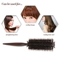 thumbnail image 2 of 1 Pce Peigne Rond Brosse à Cheveux à Poils Peigne Quiff Rouleau Bouclage Brosse Roulante Bricolage Outil de Coiffure, 2 of 7