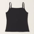thumbnail image 4 of Besolor Camisoles pour Femmes Été en Dentelle Patchwork Col Ras du Cou Sans Manches à Bretelles Spaghetti Camis Confortables Couche de Base Ajustée Débardeur, 4 of 7