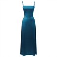 thumbnail image 4 of Puawkoer Robe Formelle pour Femme Robe de Soirée avec Fente Robes pour Femmes Été Invitée de Mariage Col en V Ajourée Col Montant Robes de Soirée pour Femmes Formelles Invitée d'Automne Robes de Mariage Design, 4 of 5