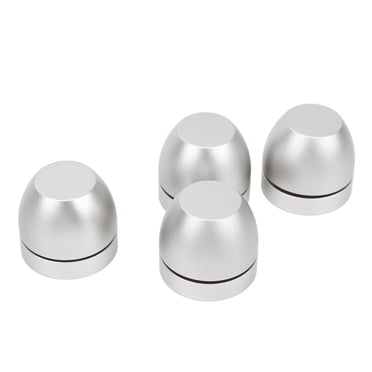 Coussins d'Absorption des Chocs Audio, Pieds d'Isolation pour Haut-Parleurs en Alliage d'Aluminium Faciles à Installer Légers pour Lecteurs CD DVD Or,Noir,Argent