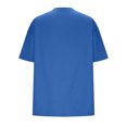 thumbnail image 4 of Plebaso T-Shirts Surdimensionnés pour Femmes 2025 Manches Courtes Hauts Amples Col Rond Décontracté Uni T-Shirts Basiques pour Femmes, 4 of 5