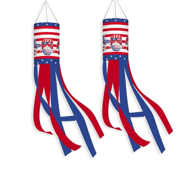 Special Offer! Independence Day Windsock Polyester Independence Day Holiday Ornament Windsock