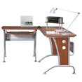 thumbnail image 2 of Techni Mobili L Shaped Modern Office Desk and Computer Workstation, 2 of 5