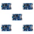 thumbnail image 3 of yingyy 1/2/5 Pcs 5V pour Micro Rechargeable USB 1A Lithium Lithium Battery Charger Module Battery Charger Module Charging Board 1pcs type 1 5Ensemble, 3 of 6
