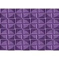 thumbnail image 1 of Ahgly Company Tapis Rectangulaire d'Intérieur Lavable en Machine Violet Transitionnel, 2 Pieds x 5 Pieds, 1 of 7