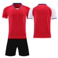 thumbnail image 2 of Custom Football Kit Set for Adult and Child, Name Number Team Logo DIY Family Match Personalized Jersey Shirt Shorts Set, Dad and Son Matching Outfits Red XXXS, 2 of 6