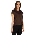 thumbnail image 3 of Inkmeso Solid Short Sleeve Basic T-Shirt For Womens Patch Pocket Casual Summer Basic Top, 3 of 7