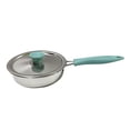 thumbnail image 4 of veasfak Frying Pan Soup Pot Stainless Steel with Kitchen Cookware, Multifunctional Egg Blue frying pan, 4 of 9